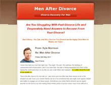 Tablet Screenshot of menafterdivorce.com